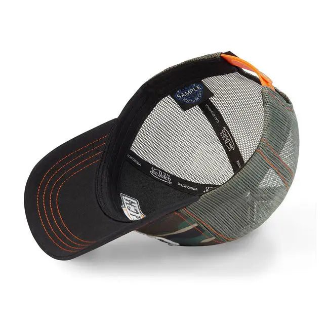 Von Dutch Heritage Cap Camouflage FREE UK Delivery, FREE 365 Day Returns | Moto Central