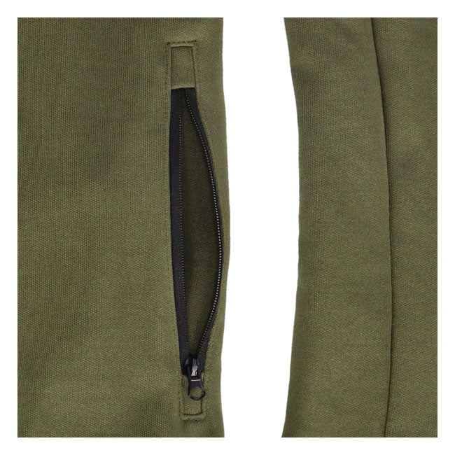 Roeg Frits Track Textile Jacket Army Green - FREE UK Shipping, FREE 365 Day Returns | Moto Central