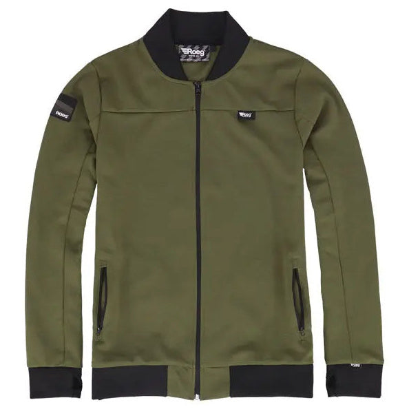 Roeg Frits Track Textile Jacket Army Green – front view
