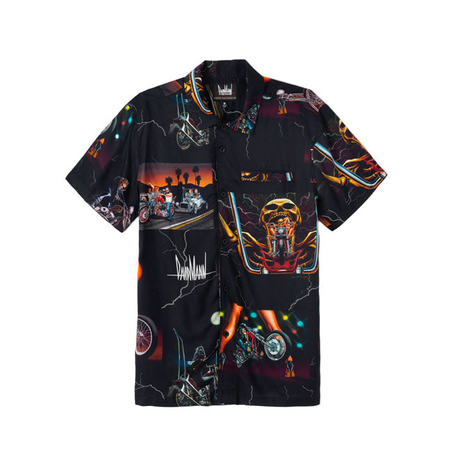 Loser Machine David Mann Collage Shirt Black FREE UK Delivery, FREE 365 Day Returns | Moto Central