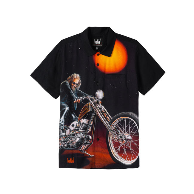 Loser Machine David Mann Kick Start Shirt Black FREE UK Delivery, FREE 365 Day Returns | Moto Central