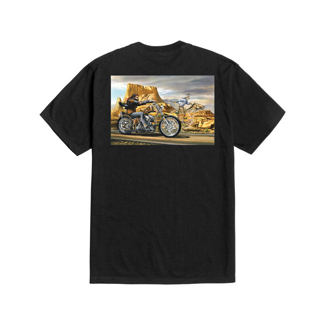 Loser Machine DM Ghost Rider T-Shirt Black FREE UK Delivery, FREE 365 Day Returns | Moto Central