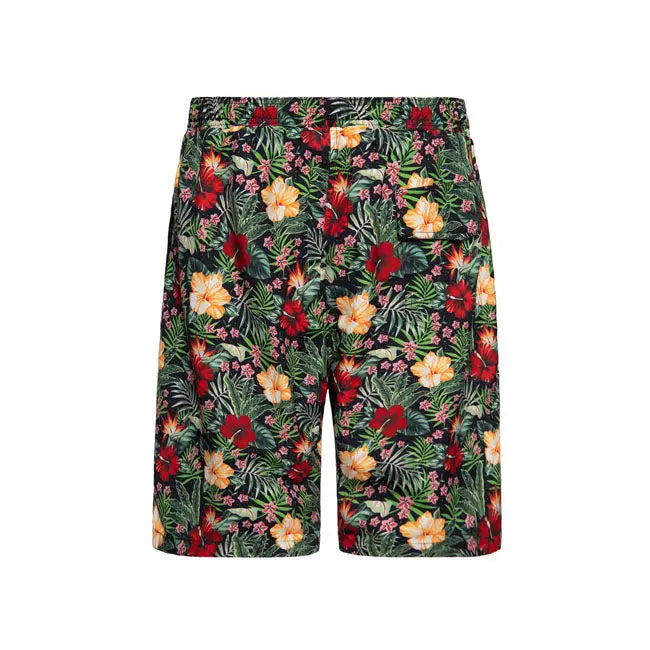 King Kerosin Hawaiian Plants Swimshort Black FREE UK Delivery, FREE 365 Day Returns | Moto Central