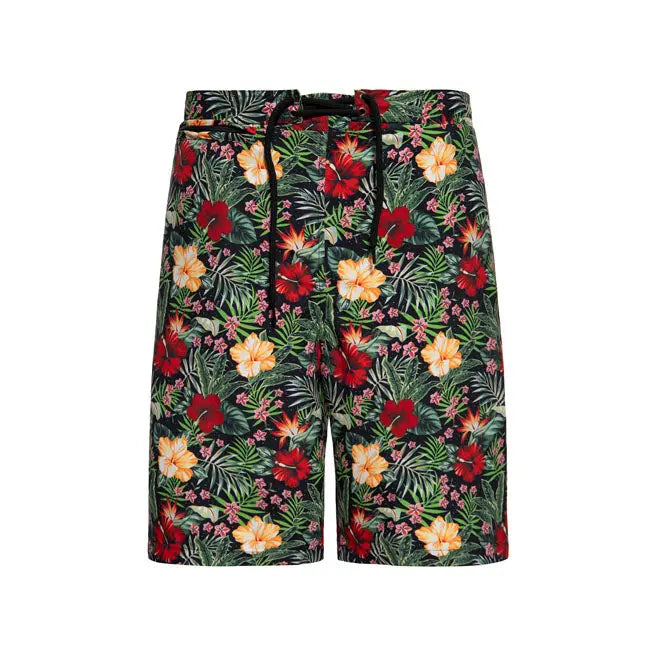 King Kerosin Hawaiian Plants Swimshort Black FREE UK Delivery, FREE 365 Day Returns | Moto Central