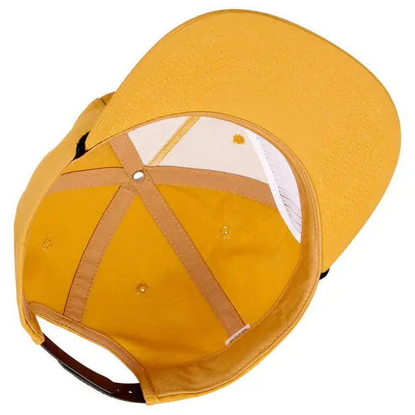 Biltwell Duffer Cap Biscuit / Black - underside view