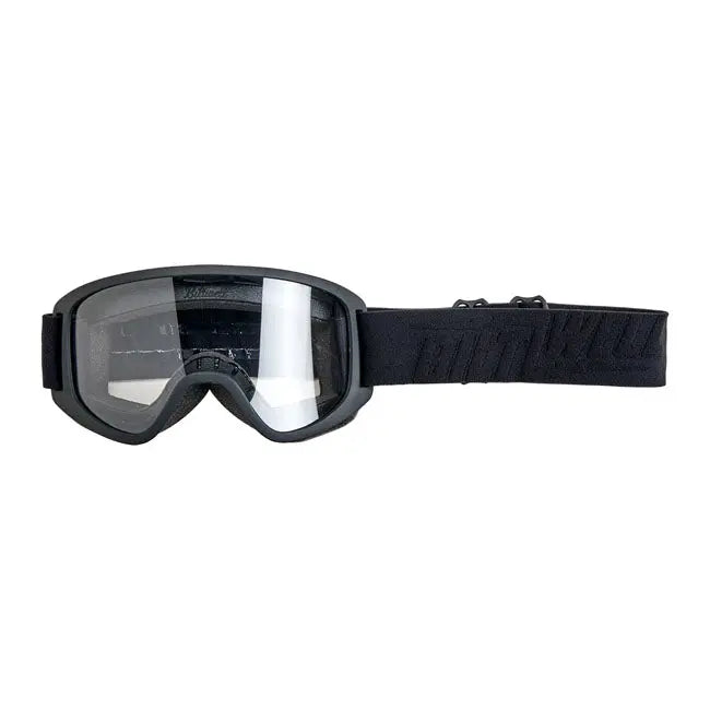 Biltwell Moto 2.0 Goggles Black Out  - FREE UK Shipping, FREE 365 Day Returns | Moto Central