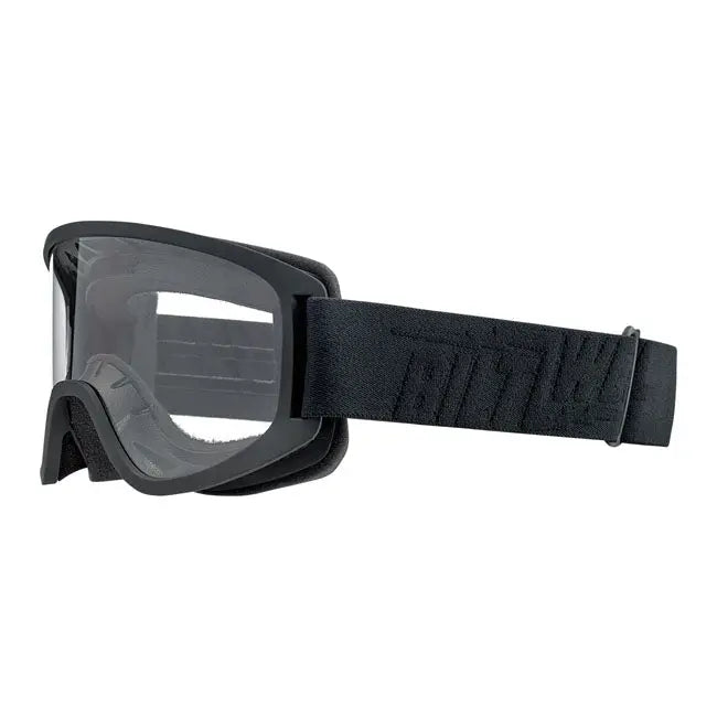 Biltwell Moto 2.0 Goggles Black Out  - FREE UK Shipping, FREE 365 Day Returns | Moto Central