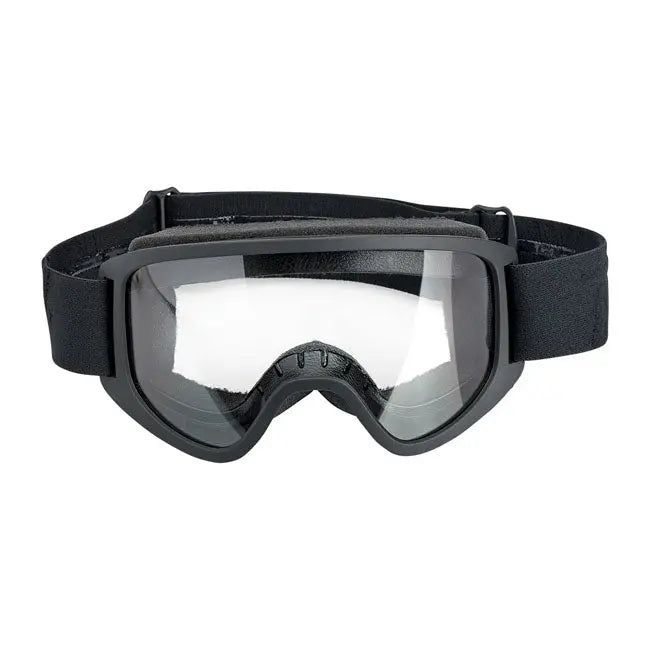 Biltwell Moto 2.0 Goggles Black Out  - FREE UK Shipping, FREE 365 Day Returns | Moto Central