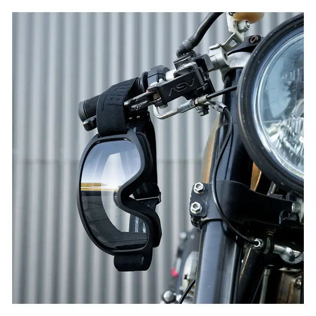Biltwell Moto 2.0 Goggles Black Out  - FREE UK Shipping, FREE 365 Day Returns | Moto Central