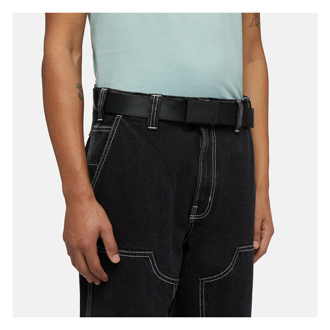 Dickies Deer Lodge Belt Black - FREE UK Shipping, FREE 365 Day Returns | Moto Central