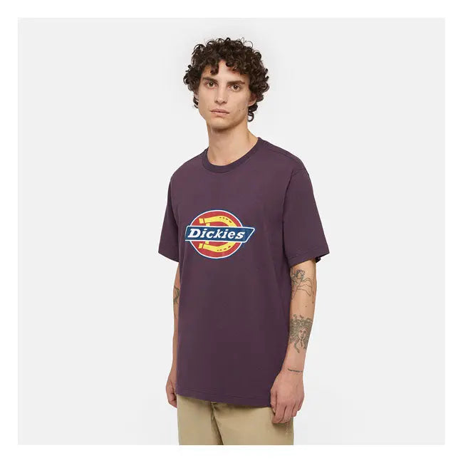 Dickies Icon Logo T-Shirt Plum Perfect  - FREE UK Shipping, FREE 365 Day Returns | Moto Central