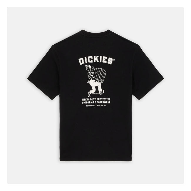 Dickies Builder T-Shirt Black - FREE UK Shipping, FREE 365 Day Returns | Moto Central