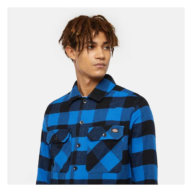 Dickies Sacramento Shirt Turkish Sea  - FREE UK Shipping, FREE 365 Day Returns | Moto Central