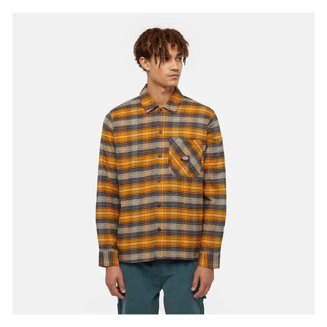 Dickies Forest Check Shirt  - FREE UK Shipping, FREE 365 Day Returns | Moto Central