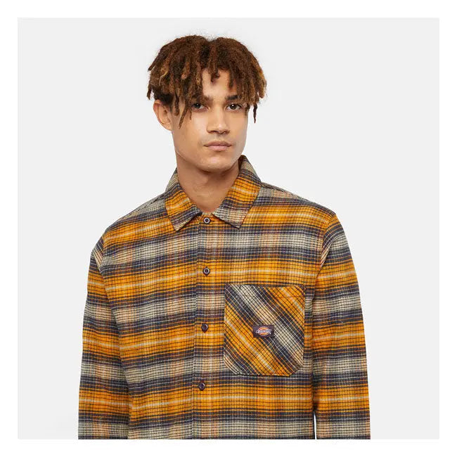 Dickies Forest Check Shirt  - FREE UK Shipping, FREE 365 Day Returns | Moto Central