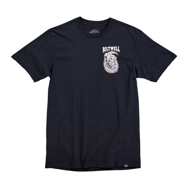 Biltwell Creep T-Shirt Black - FREE UK Shipping, FREE 365 Day Returns | Moto Central