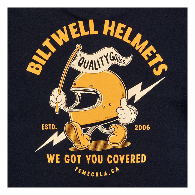 Biltwell Covered T-Shirt Black - FREE UK Shipping, FREE 365 Day Returns | Moto Central