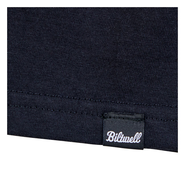 Biltwell Covered T-Shirt Black - FREE UK Shipping, FREE 365 Day Returns | Moto Central