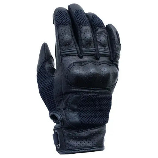 John Doe Aero Mesh Gloves Black – back-of-hand view
