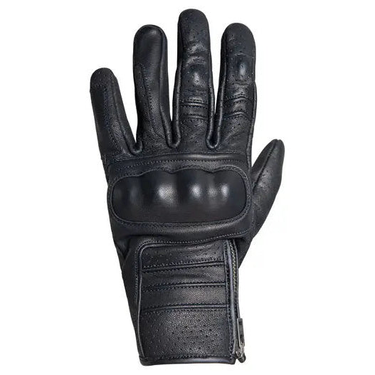 John Doe Ora Gloves Black – back-of-hand view