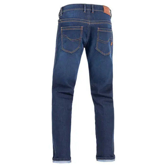 John Doe Taylor Mono Jeans Dark Blue – rear three-quarter view
