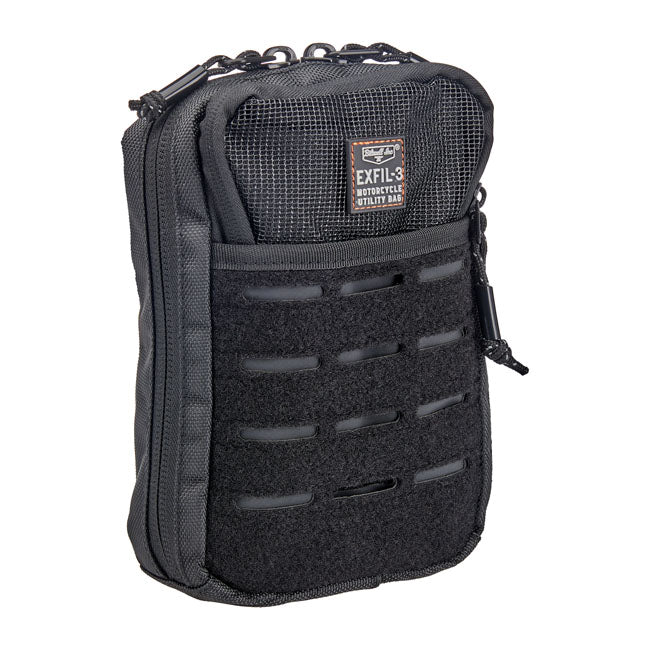 Biltwell Exfil-3 Bag Black - FREE UK Shipping, FREE 365 Day Returns | Moto Central