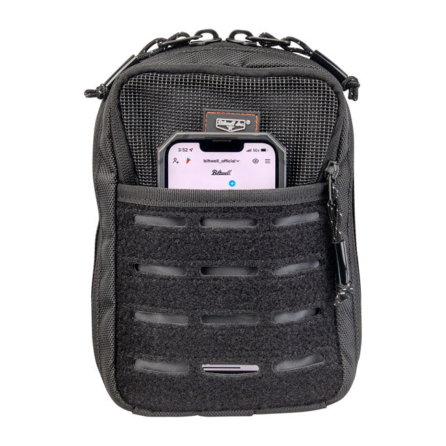 Biltwell Exfil-3 Bag Black - FREE UK Shipping, FREE 365 Day Returns | Moto Central