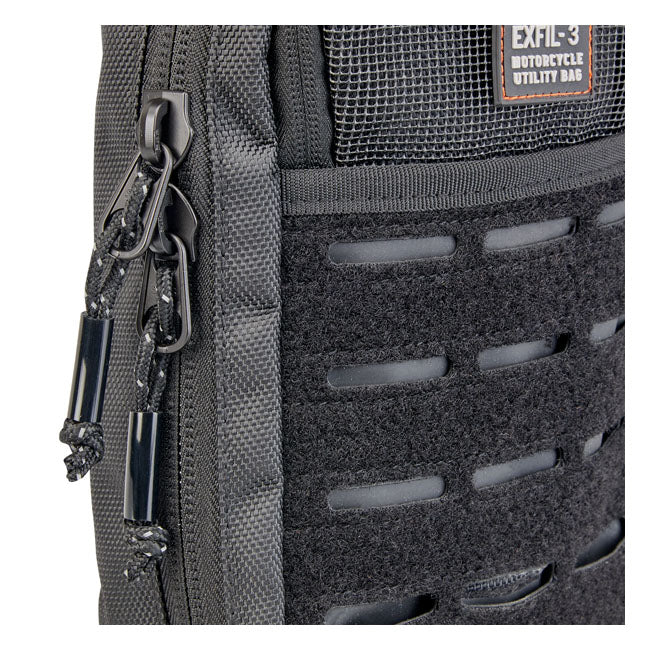 Biltwell Exfil-3 Bag Black - FREE UK Shipping, FREE 365 Day Returns | Moto Central