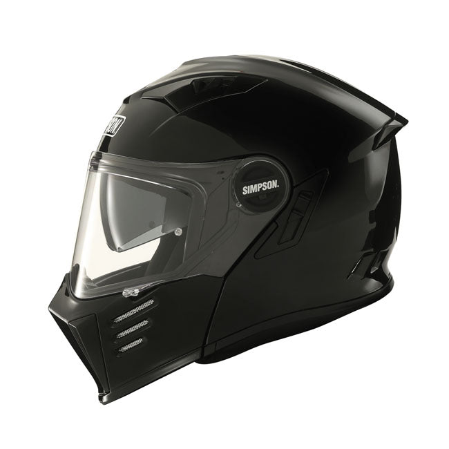 Simpson Darksome Flip Up Helmet Metal Black FREE Delivery & Returns