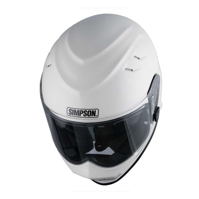 Simpson Venom Full Face Helmet White - FREE UK Shipping, FREE 365 Day Returns | Moto Central