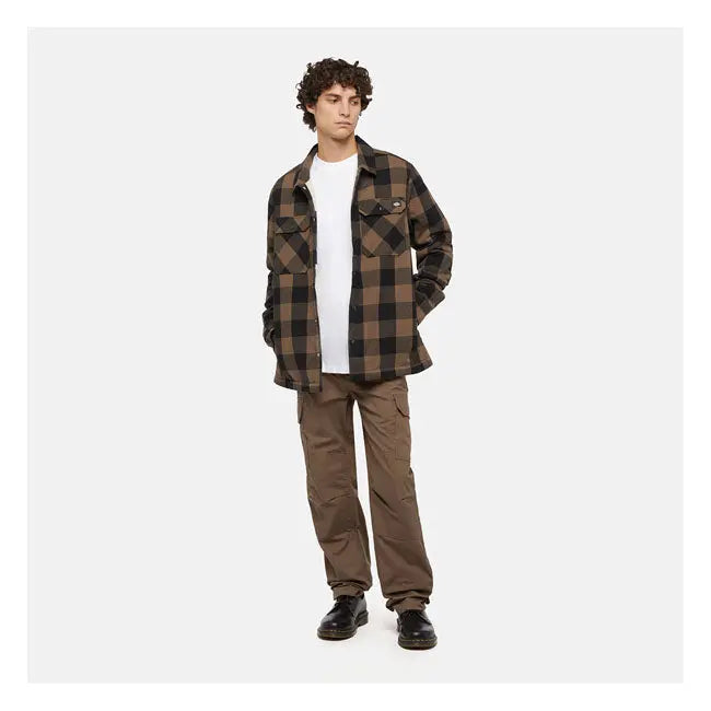 Dickies Sacramento Shirt Mushroom  - FREE UK Shipping, FREE 365 Day Returns | Moto Central