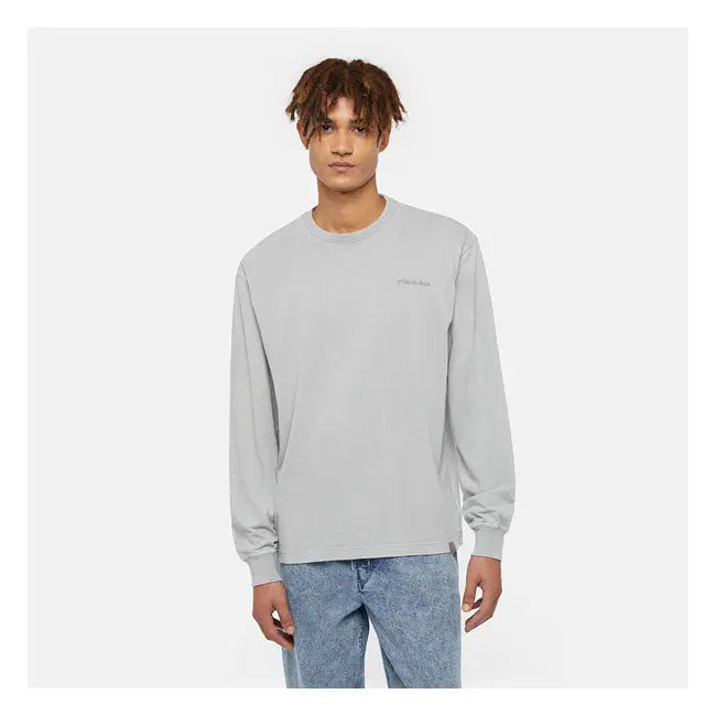 Dickies Plentywood Long Sleeves T-Shirt Ultimate Grey  - FREE UK Shipping, FREE 365 Day Returns | Moto Central
