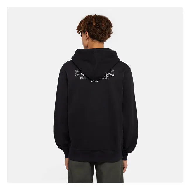 Dickies Globe Hoodie Black  - FREE UK Shipping, FREE 365 Day Returns | Moto Central