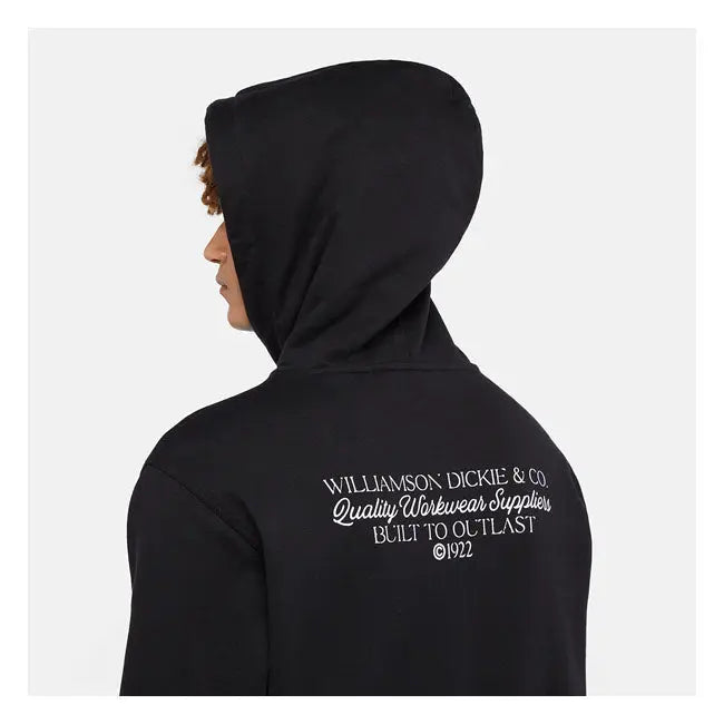 Dickies Globe Hoodie Black  - FREE UK Shipping, FREE 365 Day Returns | Moto Central