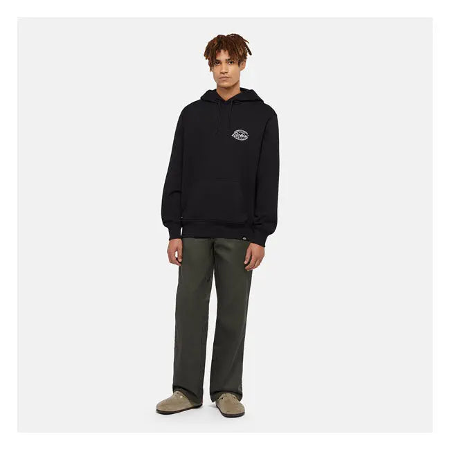 Dickies Globe Hoodie Black  - FREE UK Shipping, FREE 365 Day Returns | Moto Central