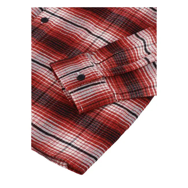 Dickies Forest Check Shirt Red Ochre  - FREE UK Shipping, FREE 365 Day Returns | Moto Central
