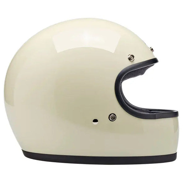 Biltwell Gringo Santa Cruz Handmade Vintage White - right-side profile