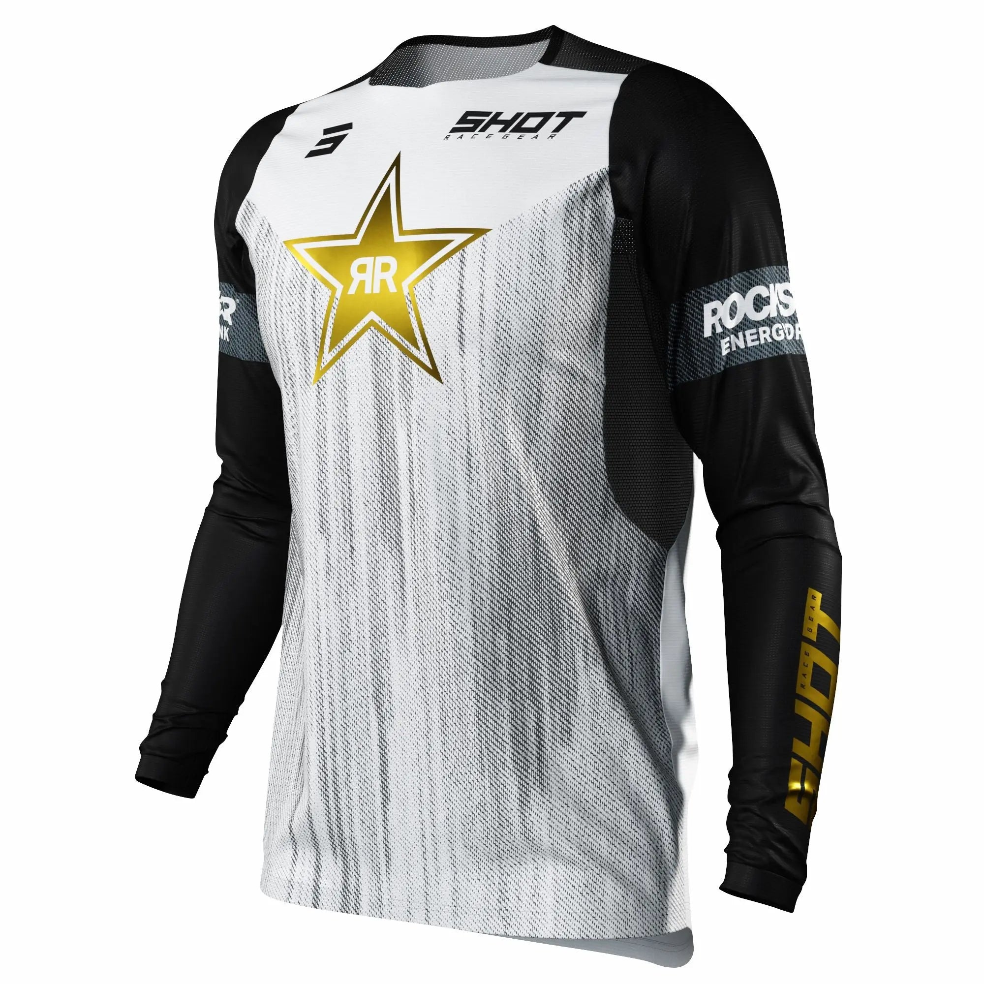 Shot Contact Jersey Rockstar Limited Edition White - FREE UK Shipping, FREE 365 Day Returns | Moto Central