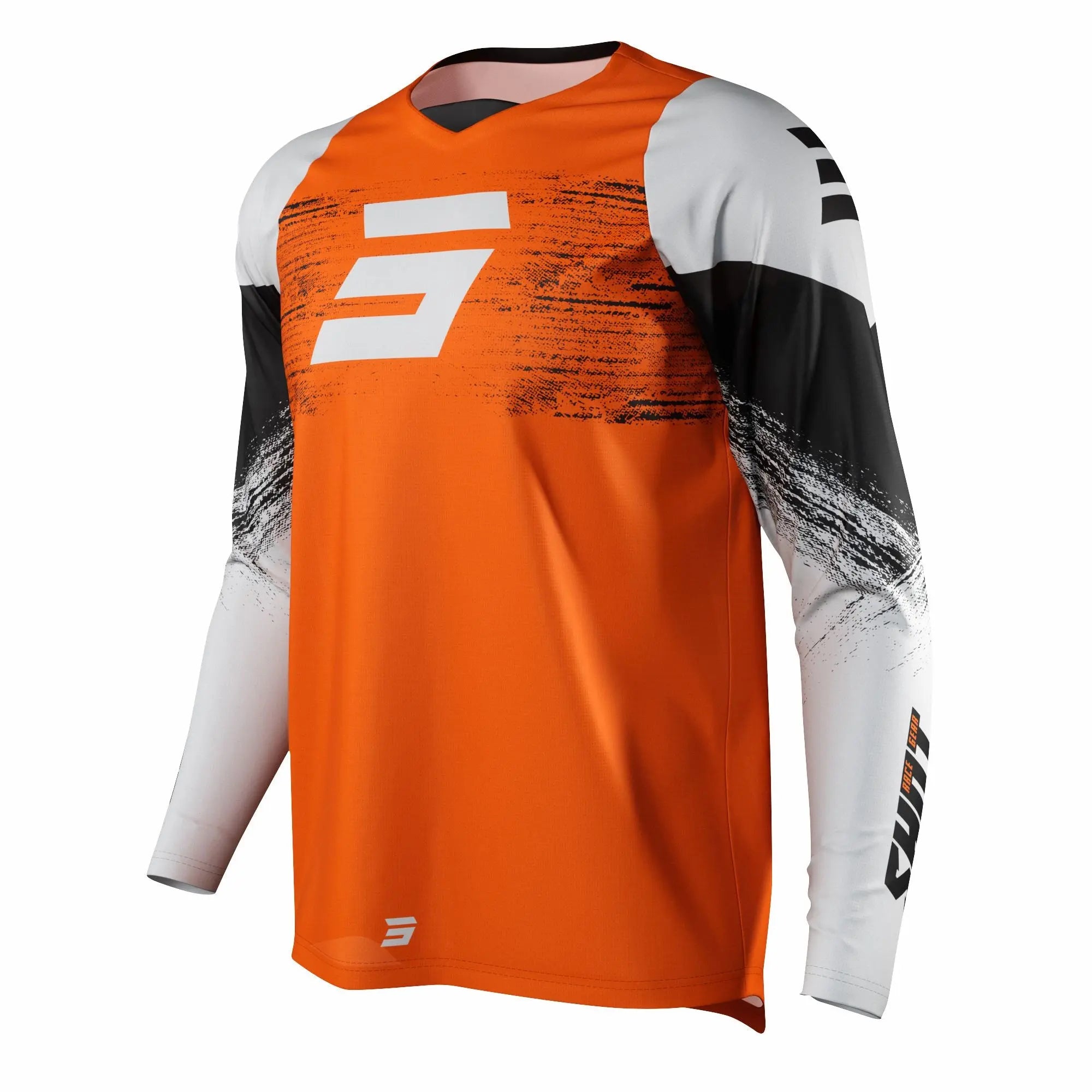 Shot Raw Jersey Burst Orange - FREE UK Shipping, FREE 365 Day Returns | Moto Central