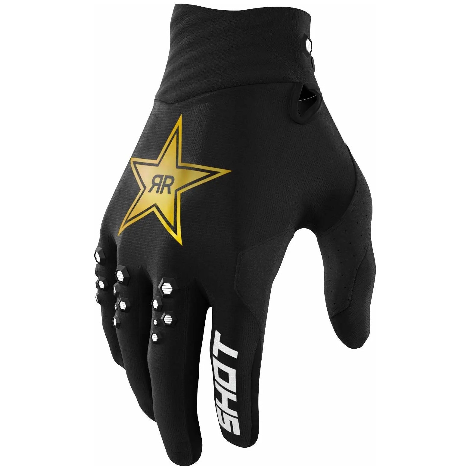 Shot Contact Gloves Black - FREE UK Shipping, FREE 365 Day Returns | Moto Central