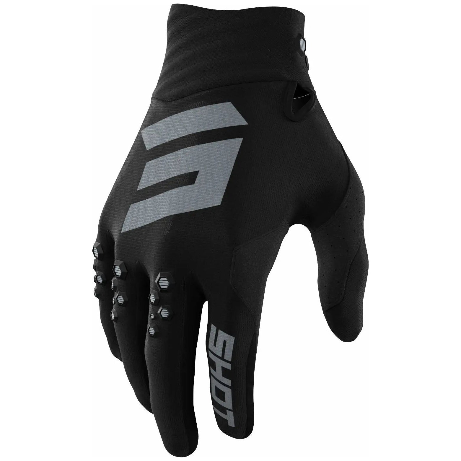 Shot Contact Gloves Contact Black - FREE UK Shipping, FREE 365 Day Returns | Moto Central