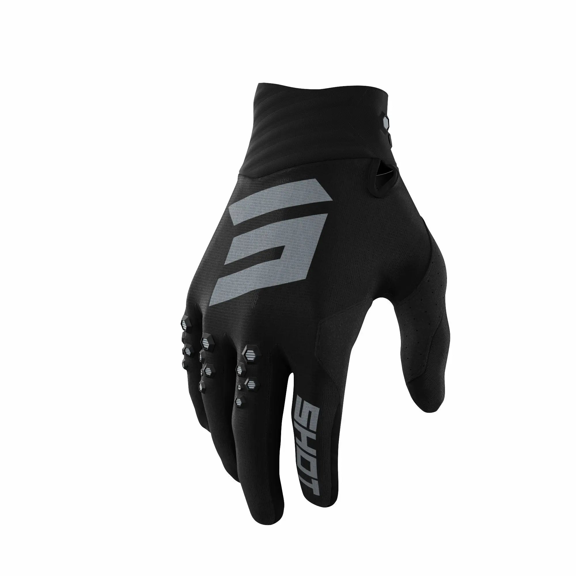 Shot Contact Gloves Contact Black - FREE UK Shipping, FREE 365 Day Returns | Moto Central