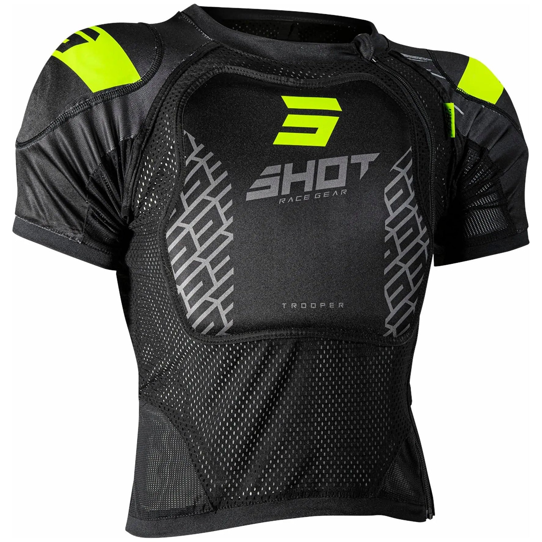 Shot Trooper Protective Jacket Black - FREE UK Shipping, FREE 365 Day Returns | Moto Central