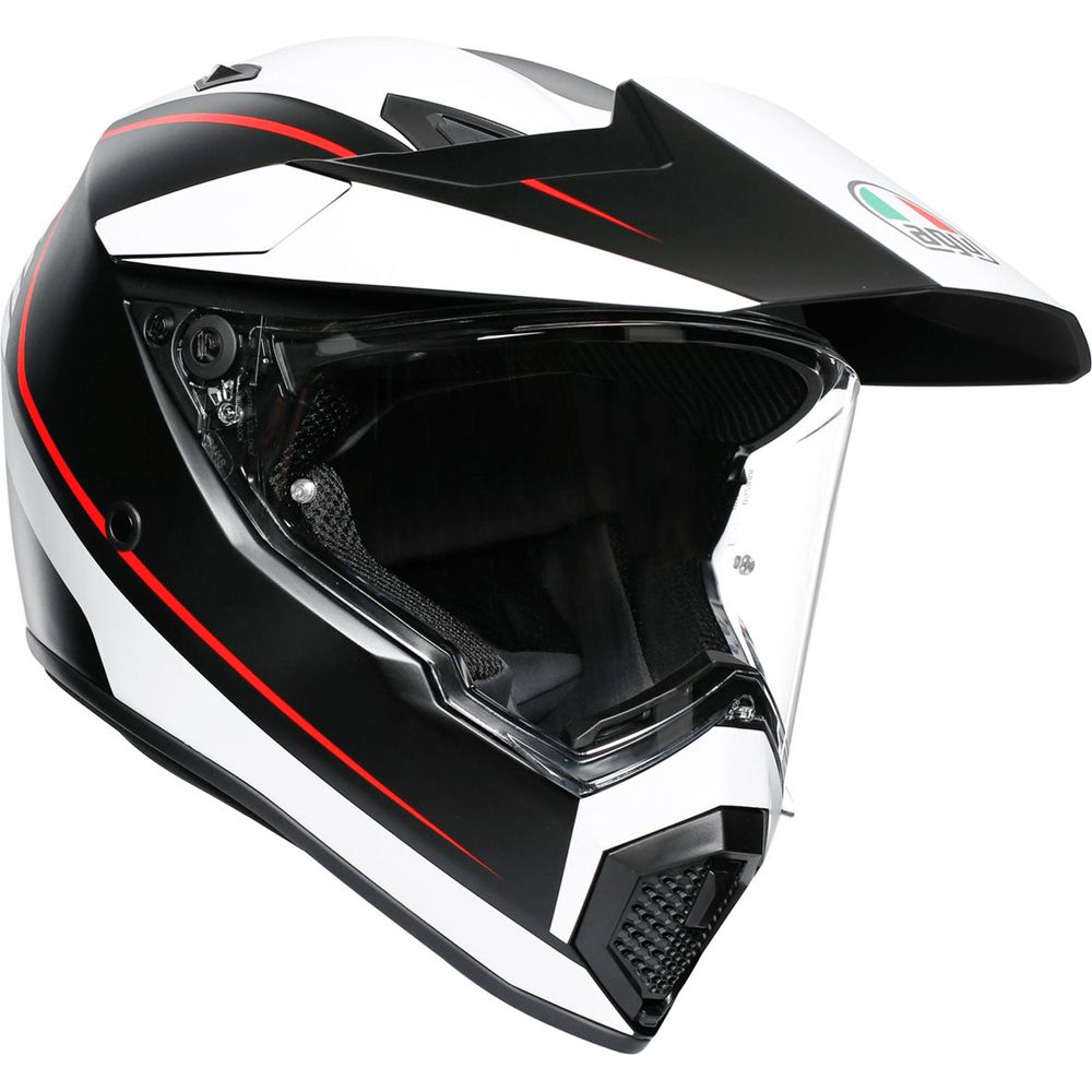 AGV AX9 Pacific Road Matt Black / White / Red
