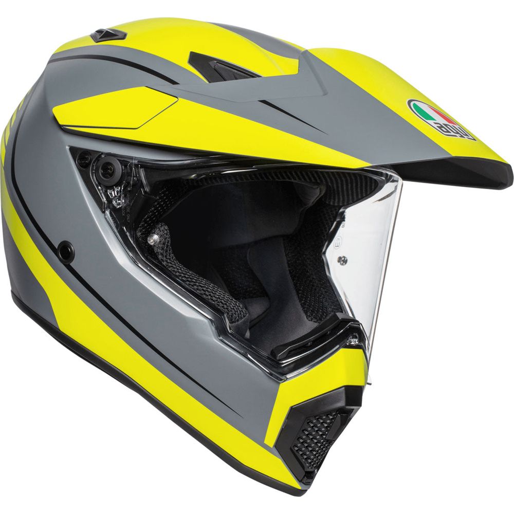 AGV AX9 Pacific Road Matt Grey / Fluo Yellow / Black