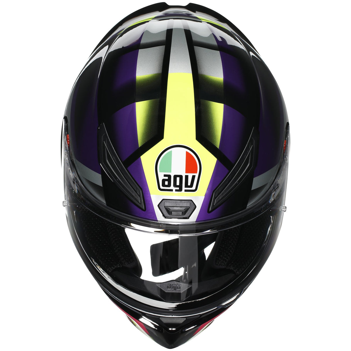 agv k1 blipper K1-S Fastlap Full Face Helmet Black/Purple/Pink FREE UK Delivery ZNH-02 City Commuter E-Bike|City allowing for quick mounting Thread Color for Initials (or Name):Ivory review-discontinued