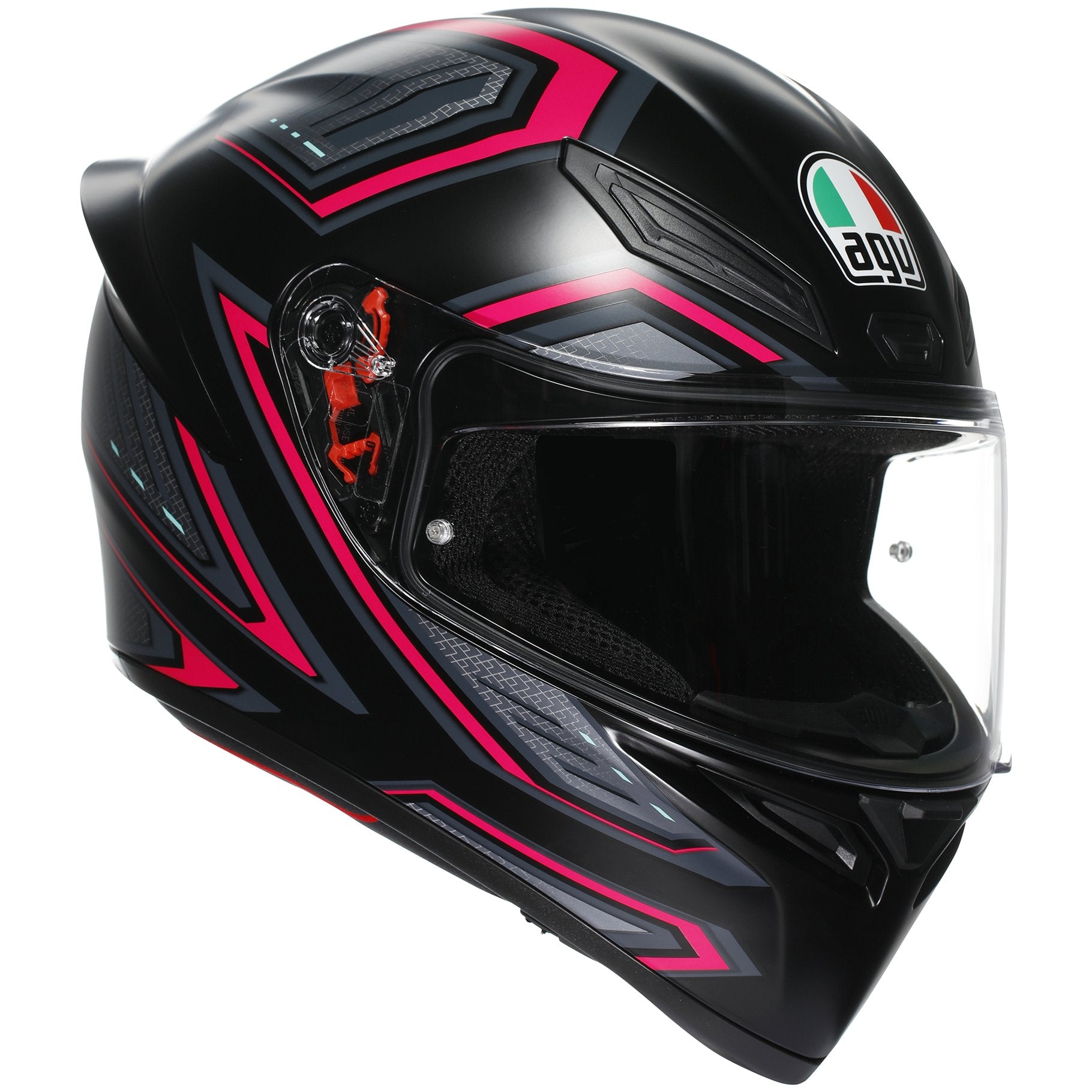 AGV K1-S Sling Full Face Helmet Matt Black/Pink FREE UK Delivery