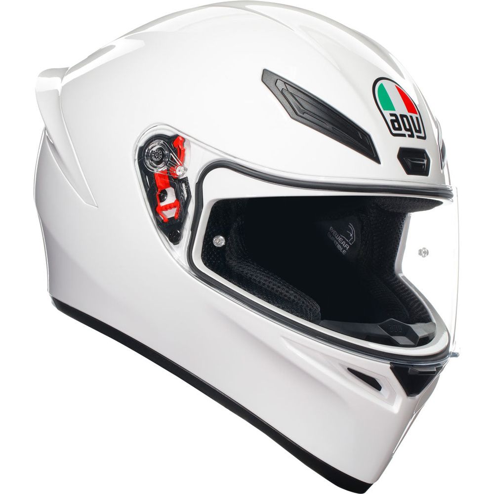AGV K1-S Solid Full Face Helmet White FREE Delivery, 365 Day Returns