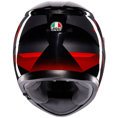 AGV K3 ECE 22.06 Striga Matt Black / Grey / Red