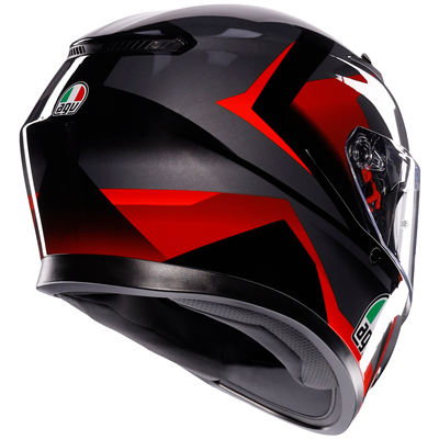AGV K3 ECE 22.06 Striga Matt Black / Grey / Red